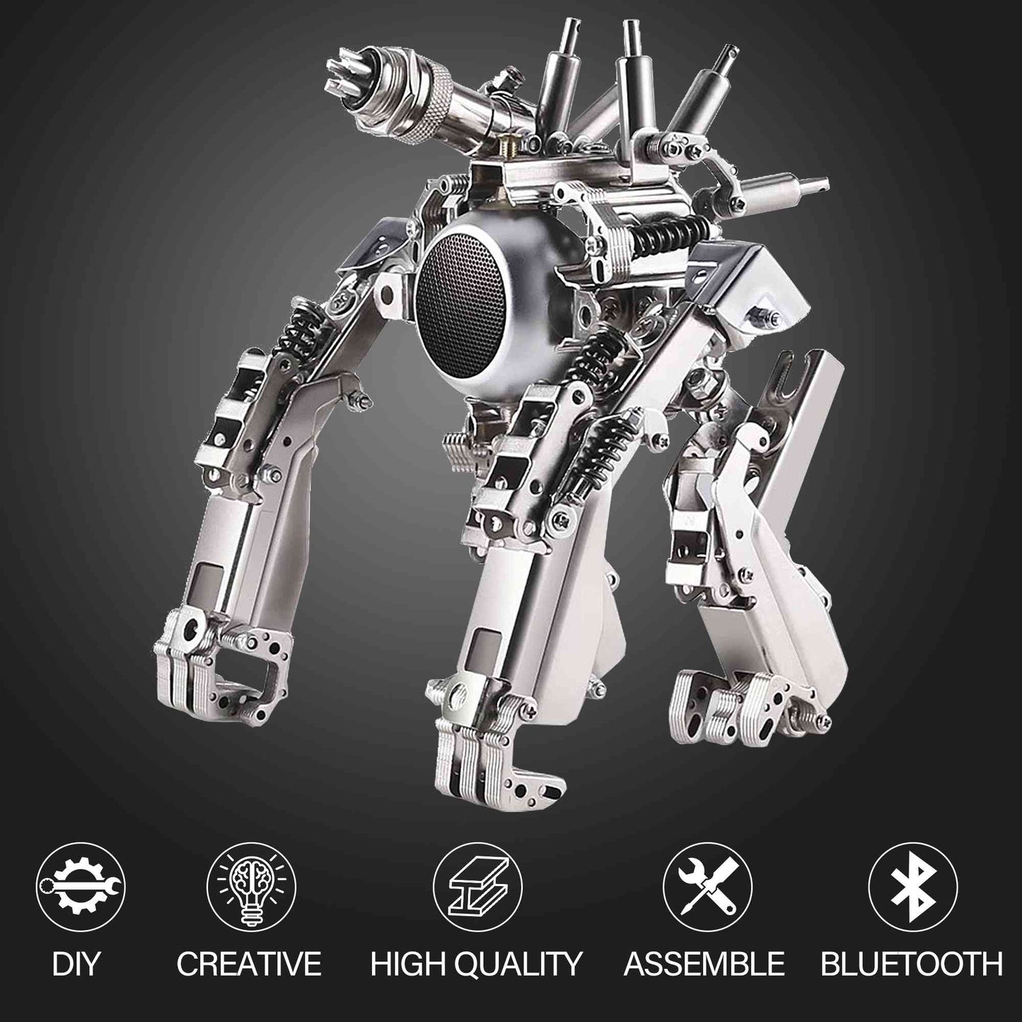 War Ape with Bluetooth Speaker Metal Model Kit ——JS004